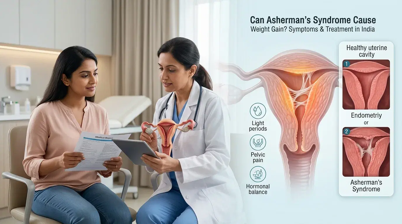 Can Asherman’s Syndrome Cause Weight Gain? Symptoms & Treatment in India