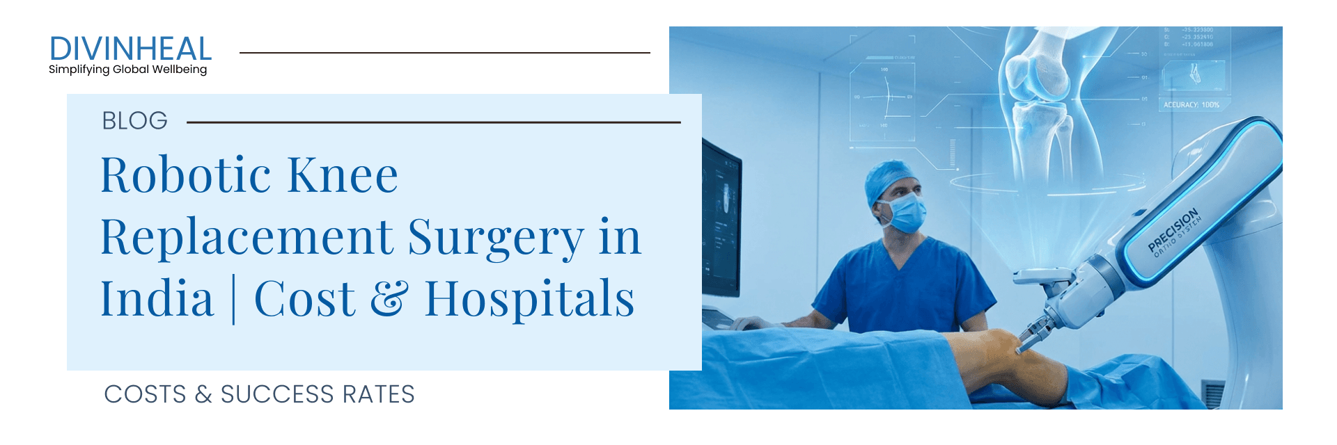 Robotic Knee Replacement Surgery in India | Cost & Hospitals - Image 1