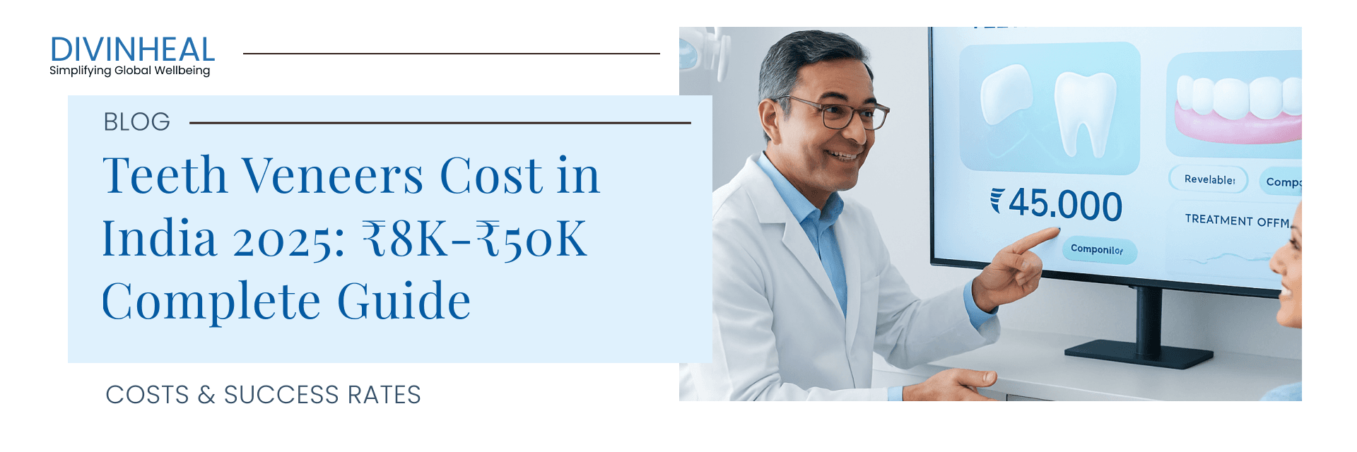 Teeth Veneers Cost in India 2026: ₹8K-₹50K Complete Guide - Image 1